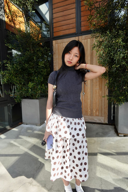 The Flo Skirt - Polka Dot