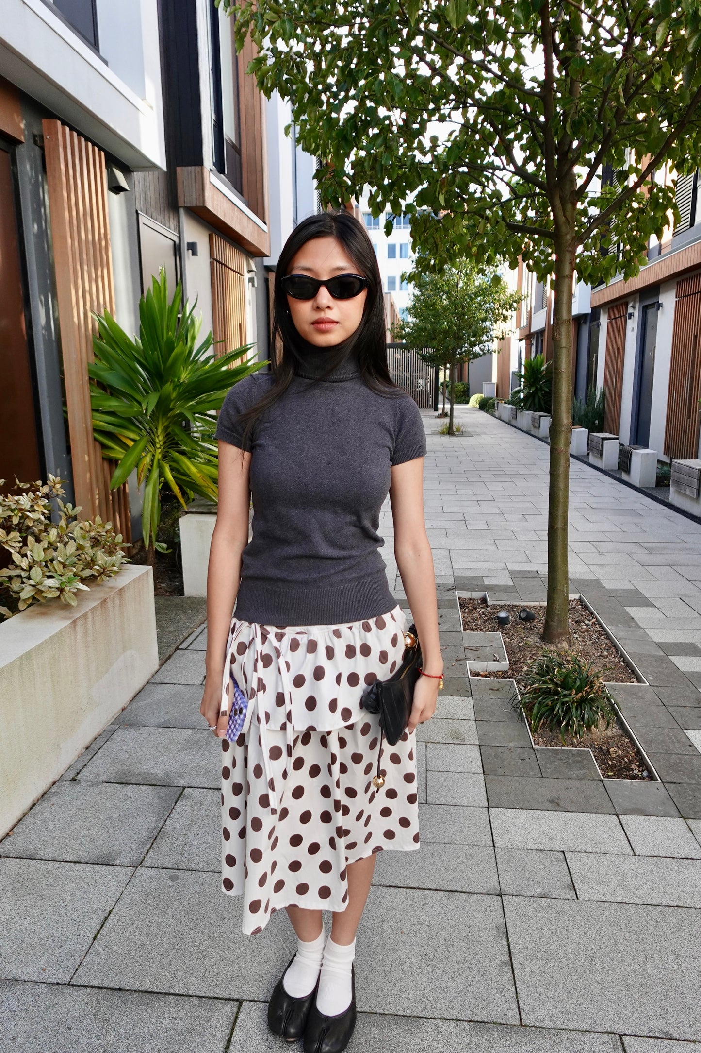 The Flo Skirt - Polka Dot