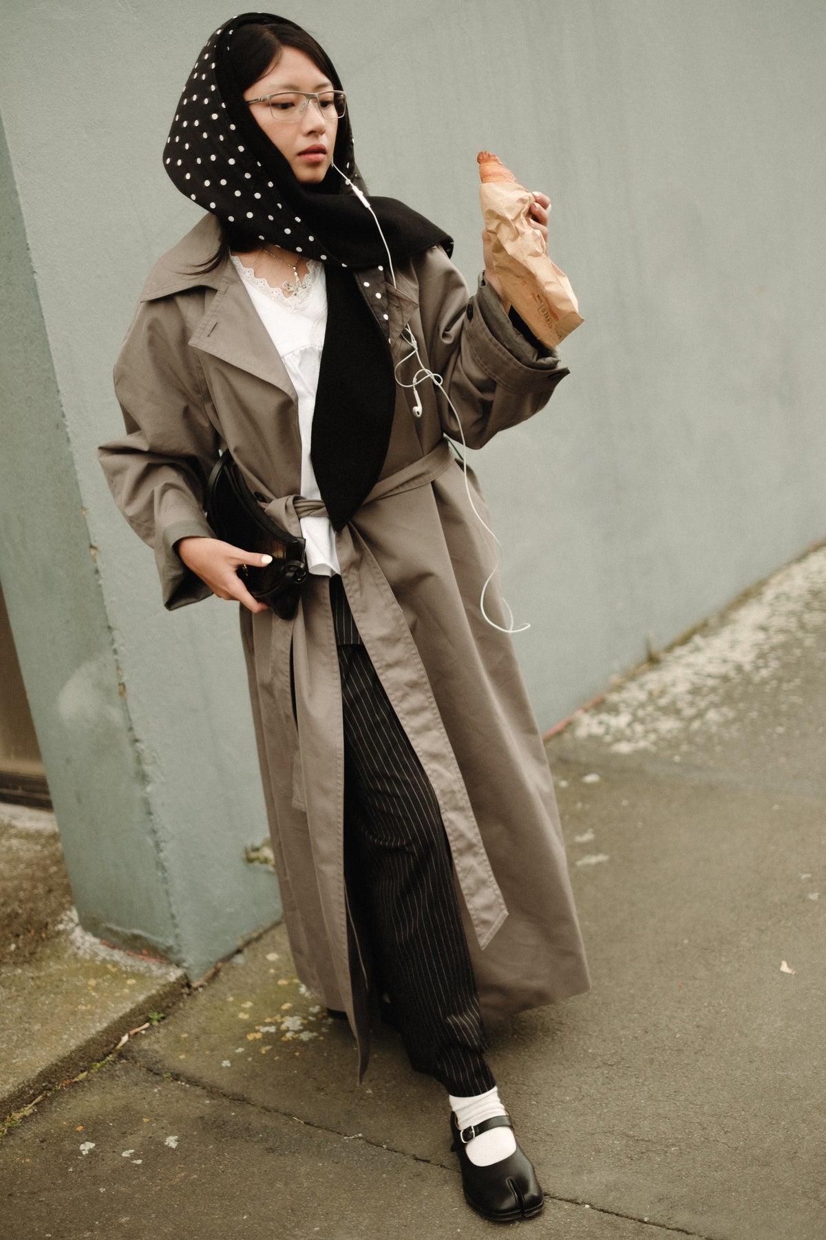 Alley Balaclava~ Black Polka Dot