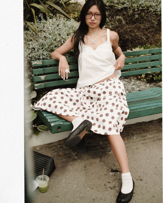 The Flo Skirt - Polka Dot